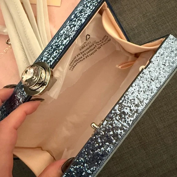 Sophia Webster White and Silver 'Wifey for Lifey' Clutch - Picture 4 of 5